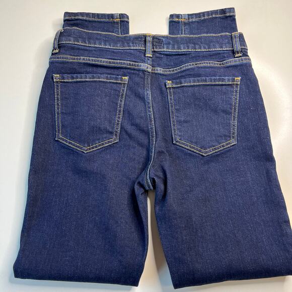 Draper James Women's Dark Wash Denim Mid-Rise Skinny Straight Leg Jeans Size 28 - Picture 11 of 14